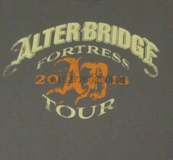 Alterbridge 2013 Fortress Tour двухсторонняя серая Xl футболка A988 |
