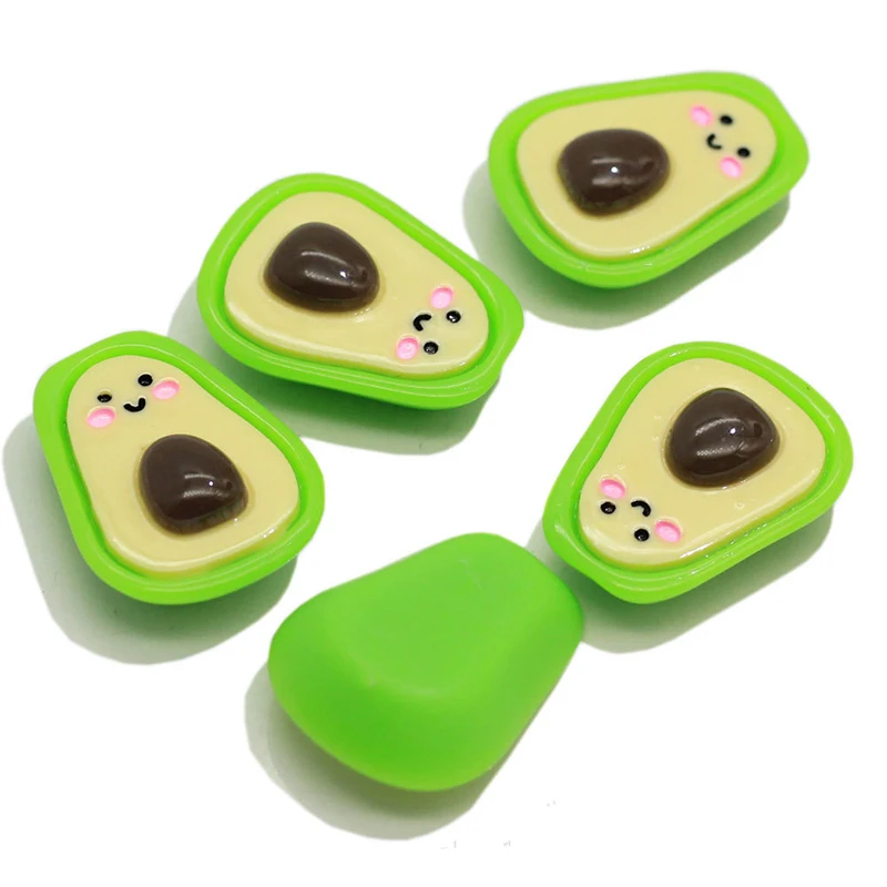 Добавки для слайма Boxi подвески из смолы Набор творчества с авокадо аксессуары