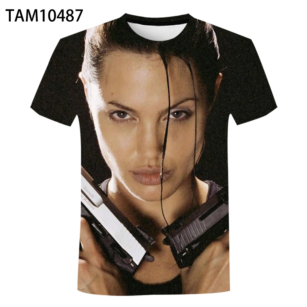 Футболка мужская и женская с 3D-принтом гробница | Мужская одежда