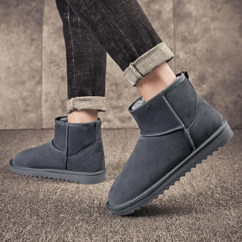 39 47 зимние ботинки Нескользящие 2019 теплые удобные мужские # NXJ5854|Зимние сапоги| |