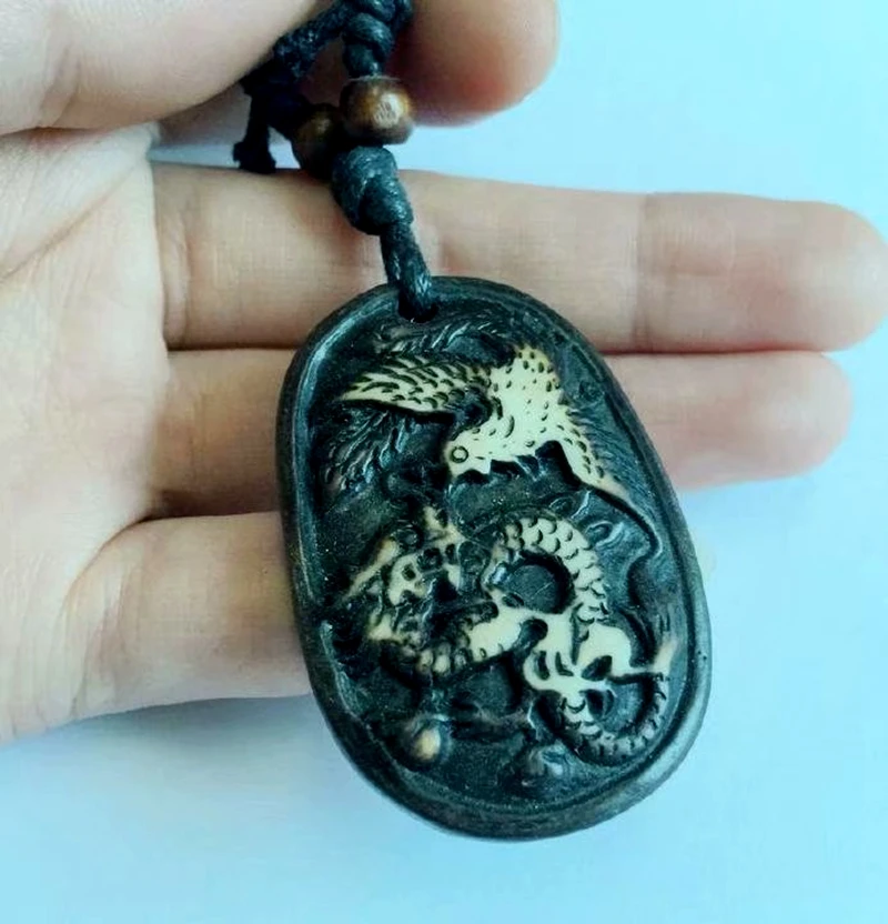 

12 pcs Accessories Carved Dragon and Phoenix Cool boy men Necklace Gifts
