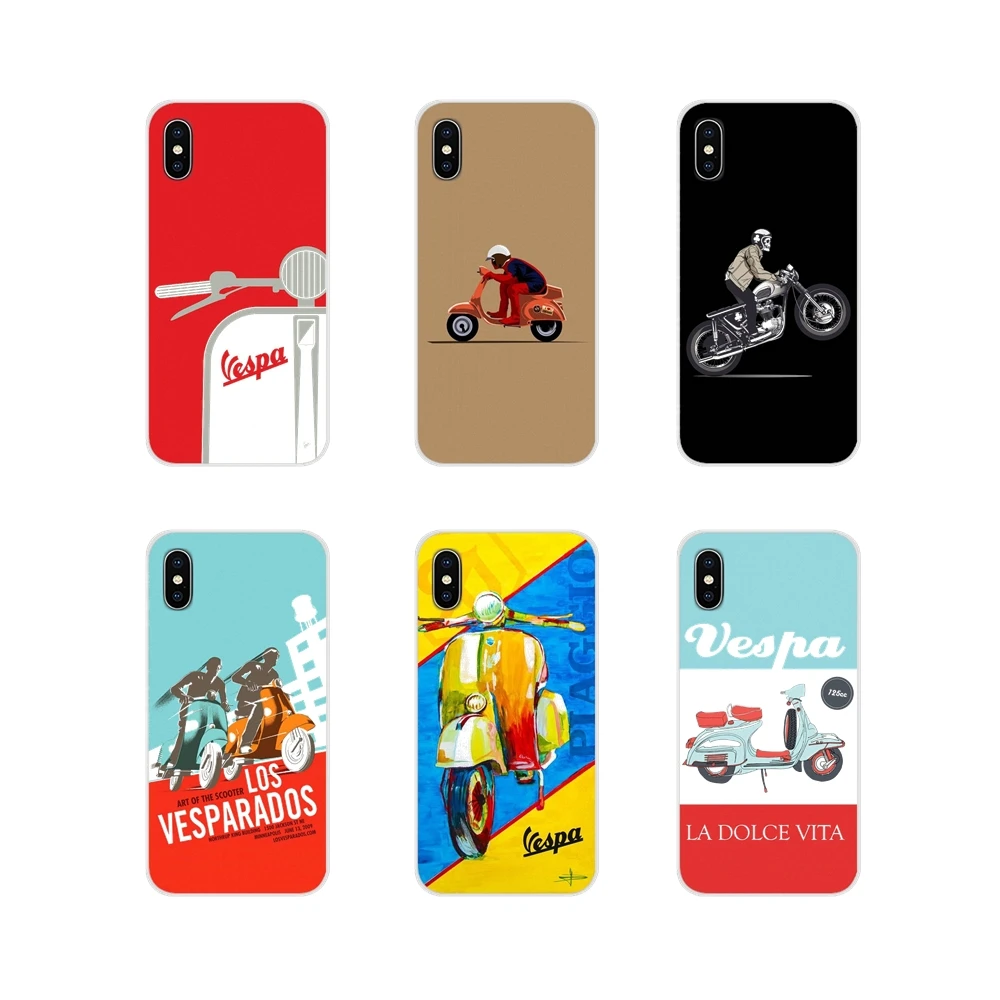 Аксессуары для скутера Vespa чехлы телефонов Huawei G7 G8 P8 P9 P10 P20 P30 Lite Mini Pro P Smart Plus 2017 2018