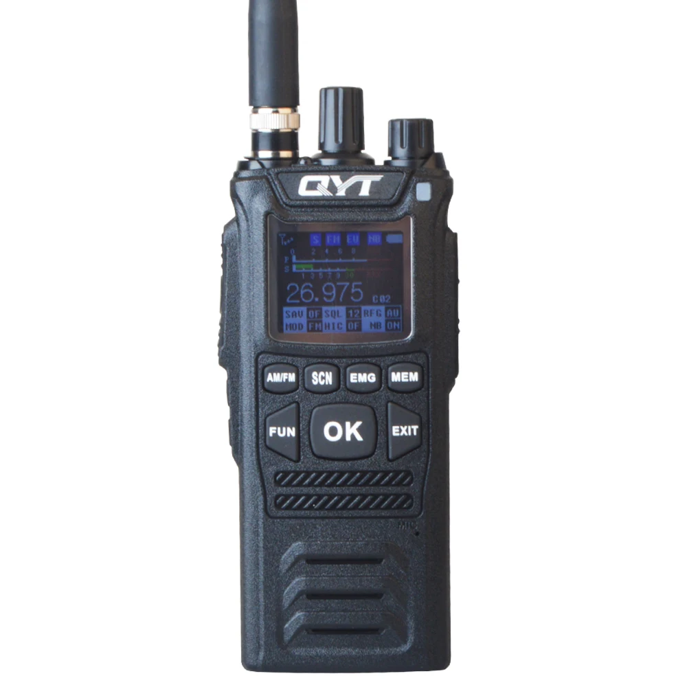 QYT CB-58 4W 12V26.965-27.405MHz CB Walkie Talkie AM/FM Handheld Citizen Band 40 Channel CB 27MHz Two Way Radio