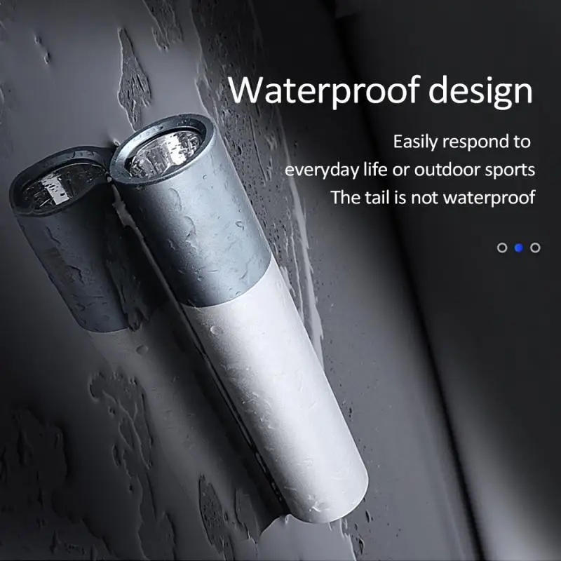 Светодиодный мини-фонарик с зарядкой от USB водонепроницаемый стильный