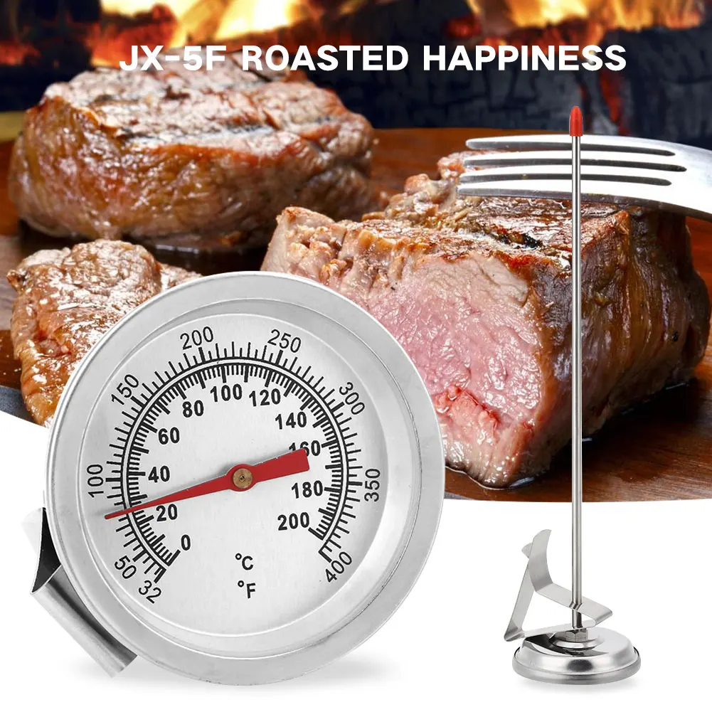 Термометр из нержавеющей стали для барбекю бытовой термометр гриля 0 ℃-200 ℃ | Дом