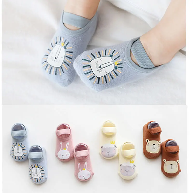 Новинка 2021 носки для детской комнаты модные малышей с мультяшным принтом Детская