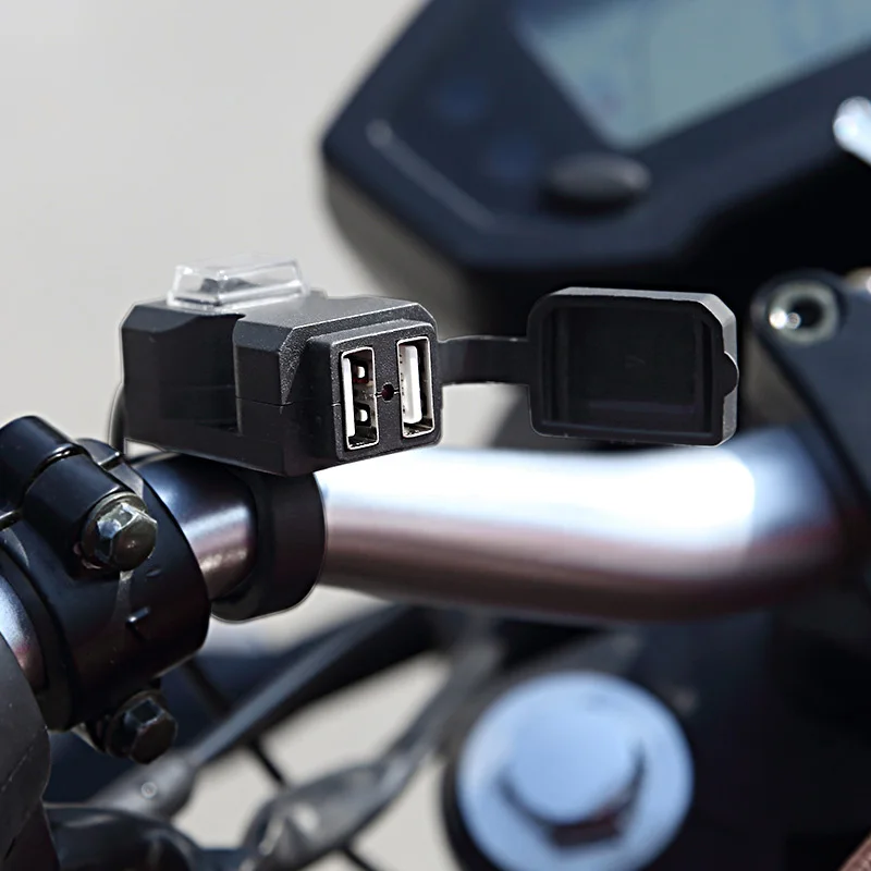 

Водонепроницаемое зарядное устройство для мотоцикла с двумя USB-портами, адаптер питания для BMW F800GS R1200GS LC R 1250 GS 1200 Adventure