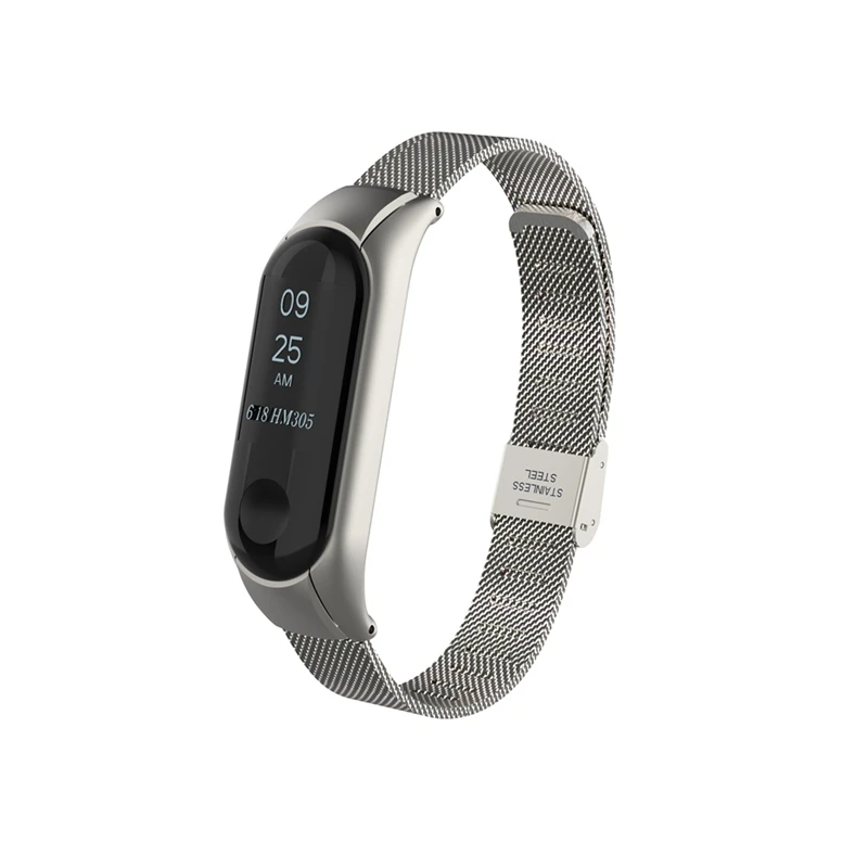 Сменный Браслет mi band 3, металлический ремешок на запястье, браслет из нержавеющей стали, браслет mi Band 3, ремешок для Xiaomi mi band 3, аксессуары