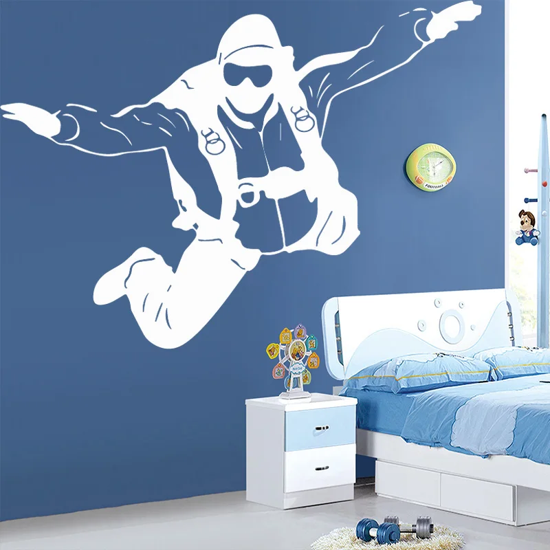 Настенная Наклейка с астронавтом детская комната космическая ракета луна