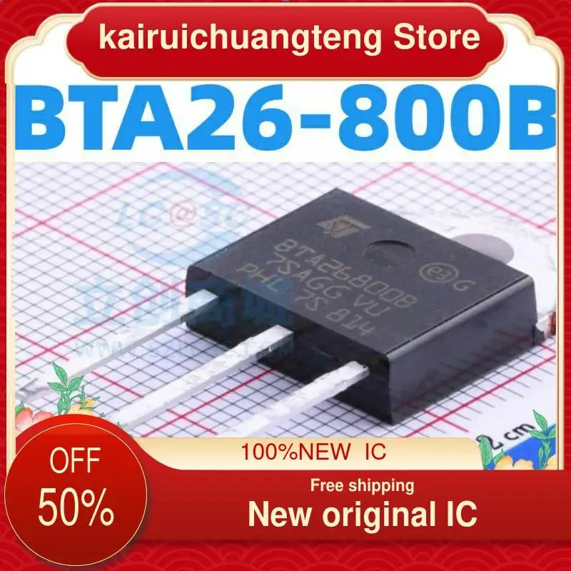

(1 шт.) Φ 25A800V BTA26-800B New original IC