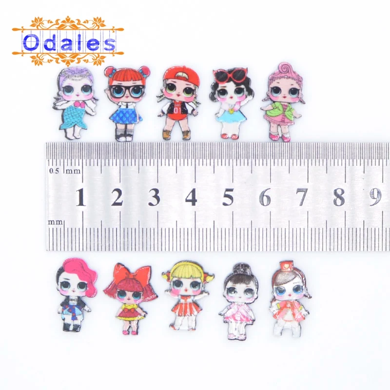 200 шт./лот классная девушка плоское заднее украшение из смолы принцесса Русалка DIY