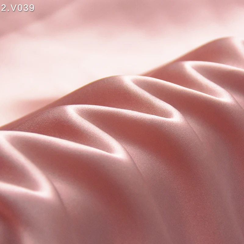 HYSK 100% Шелковая атласная ткань для невесты натуральный Шармез высококачественный