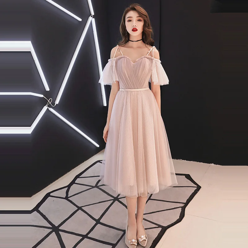 Formal Evening Dresses It's Yiiya R219 Short Sleeve A-Line Elegant Women Party Gowns Plus Size Tulle Eveining Dress Vestidos | Свадьбы и