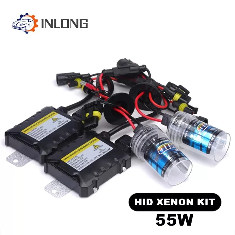 INLONG 35 Вт/55 W 12V Xenon светильник лампа автомобиля головной H1 H3 H7 H11 9005 9006 4300k 6000k 8000k HID