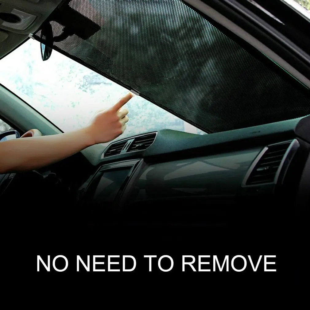 

Car Auto Retractable Sun Shade Protector Parasol Front Window Sunshade Cover Curtains Interior Windshield Protection Accessories