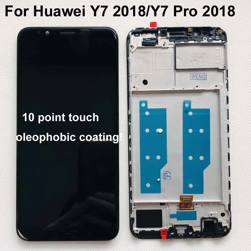 Оригинальный AAA для Huawei Y7 2018 / Pro Prime ЖК дисплей + сенсорный экран дигитайзер сборка