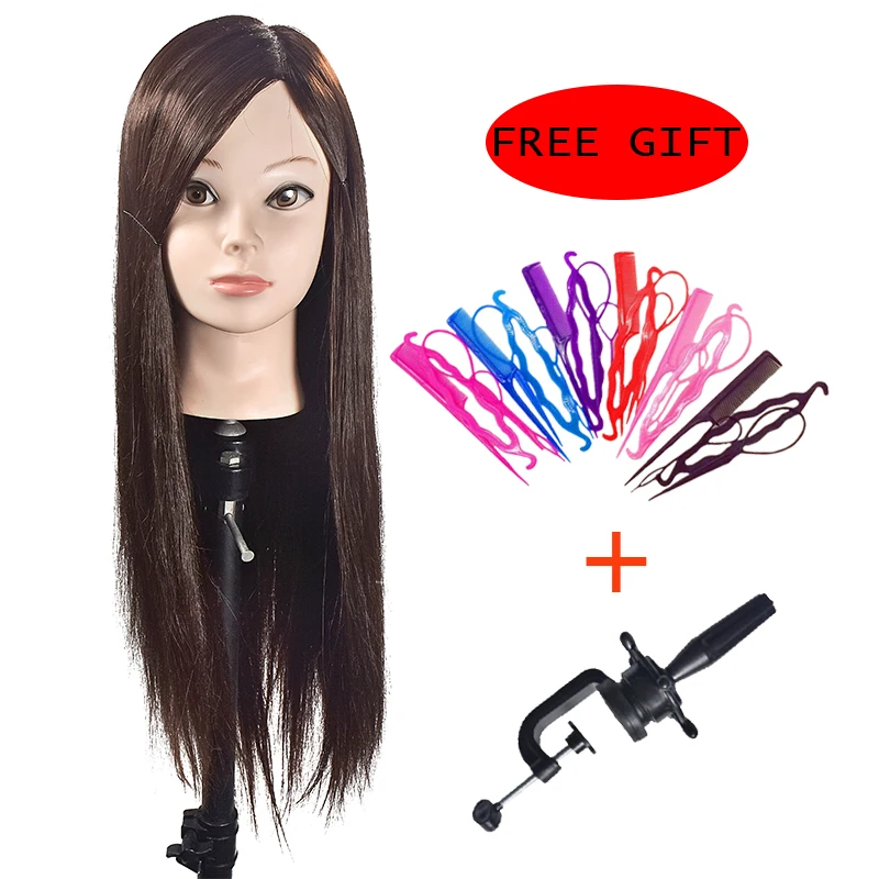 Женский манекен для тренировки головы 26 дюймов муляж парикмахерской кукла