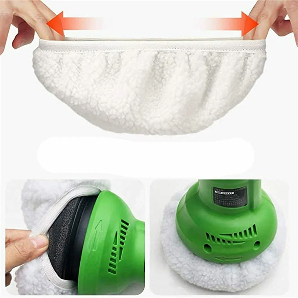 

7PCS 9-10\" Polishing Hood Polishing Pad Hoods Microfiber Polishing Machines Auto Parts Exterior Car Maintenance Polishing Disc