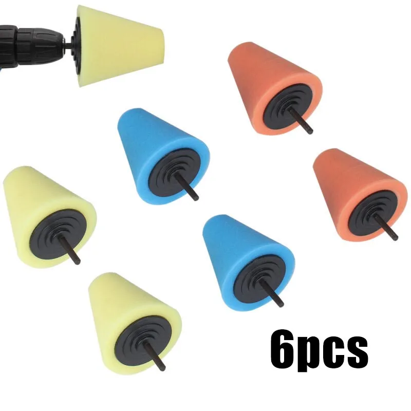 Конверсионная губка автомобильная буровая Чистка 6 шт. полировальная