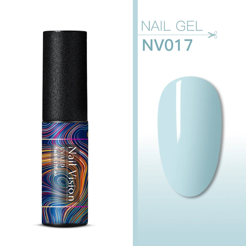 S06612 Nail Vision, 176 цветов, чистый цвет, набор гель-лаков, UV Vernis, полуперманентный, впитывающий, 5 мл, Гель-лак для ногтей, маникюра - Цвет: S06612