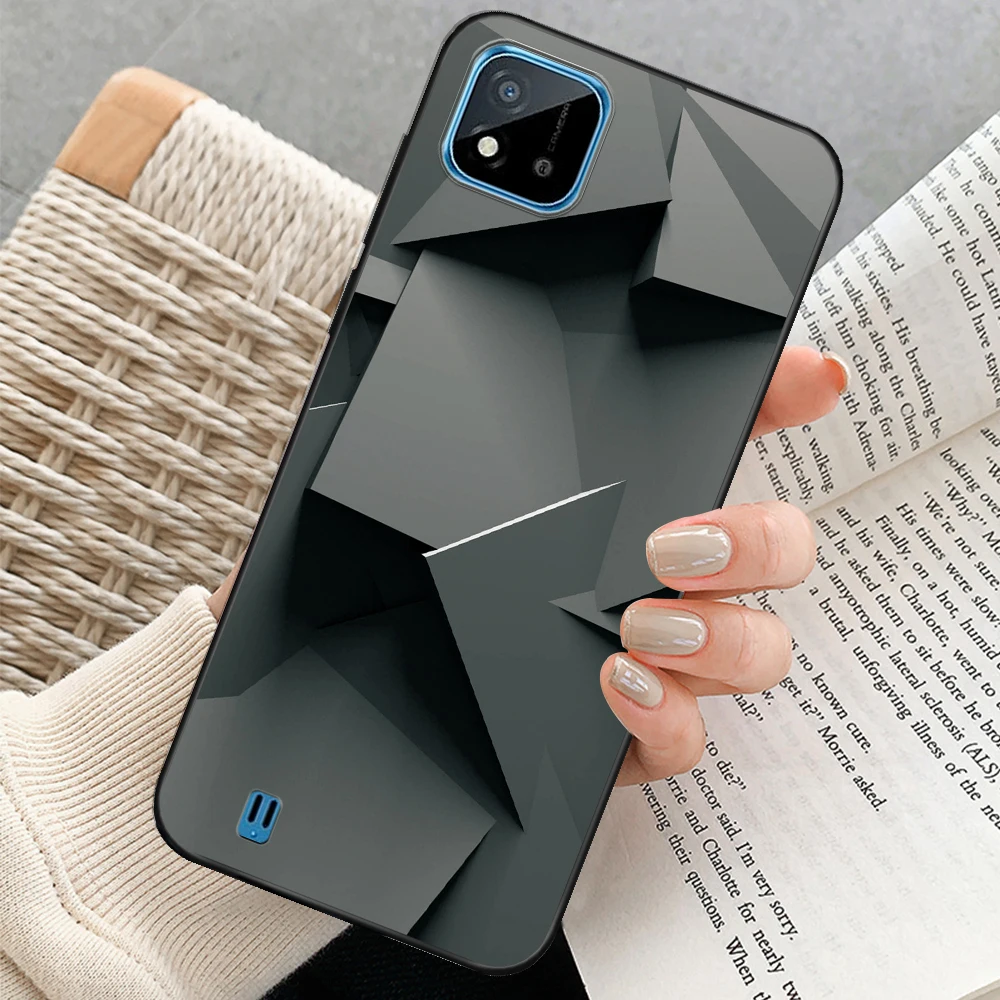for realme c11 case fundas on oppo realme c11 2021 6 52 soft silicone back cover for realme c11 2021 tpu protective phone case free global shipping