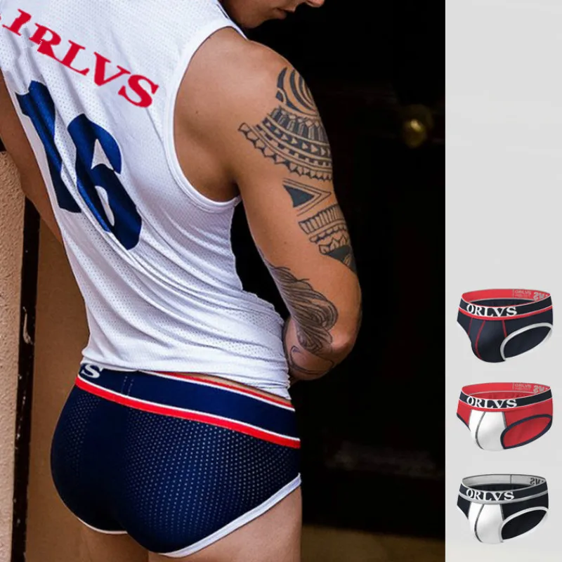 Мужское нижнее белье сетчатые мужские трусы дышащее для мужчин модное мужское