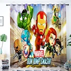 Светонепроницаемые шторы с супергероями война бесконечности для гостиной, детской спальни, затемняющие оконные шторы, товары для дома