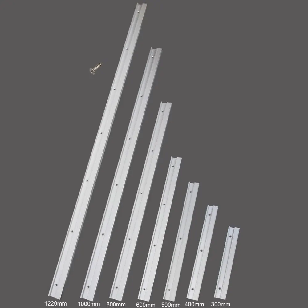 Т образный зажим Алюминиевый крепление слот несколько размеров серебряный