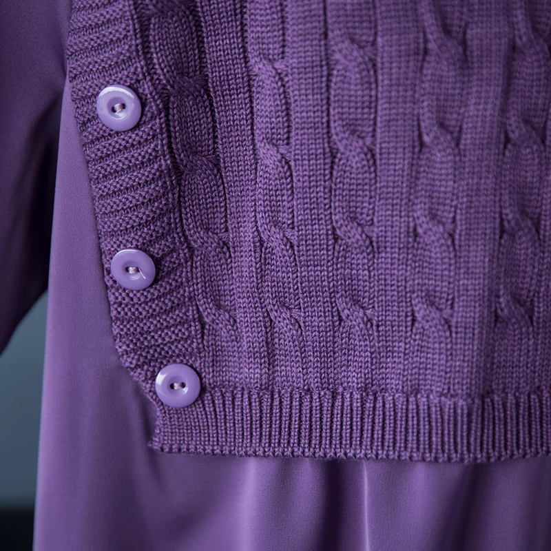 

Women's Sweater New 2021 Autumn Spring Loose Twist Pullovers Women Clothes Patchwork Jumper Long Sleeve Sweater For Woman