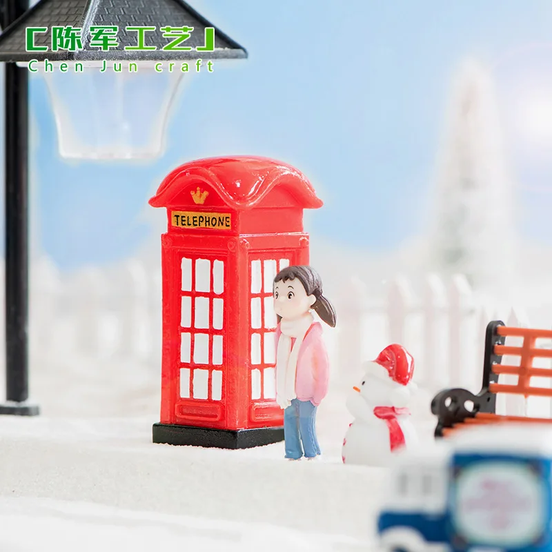 Искусственная красная модель телефона античное настольное украшение ремесло