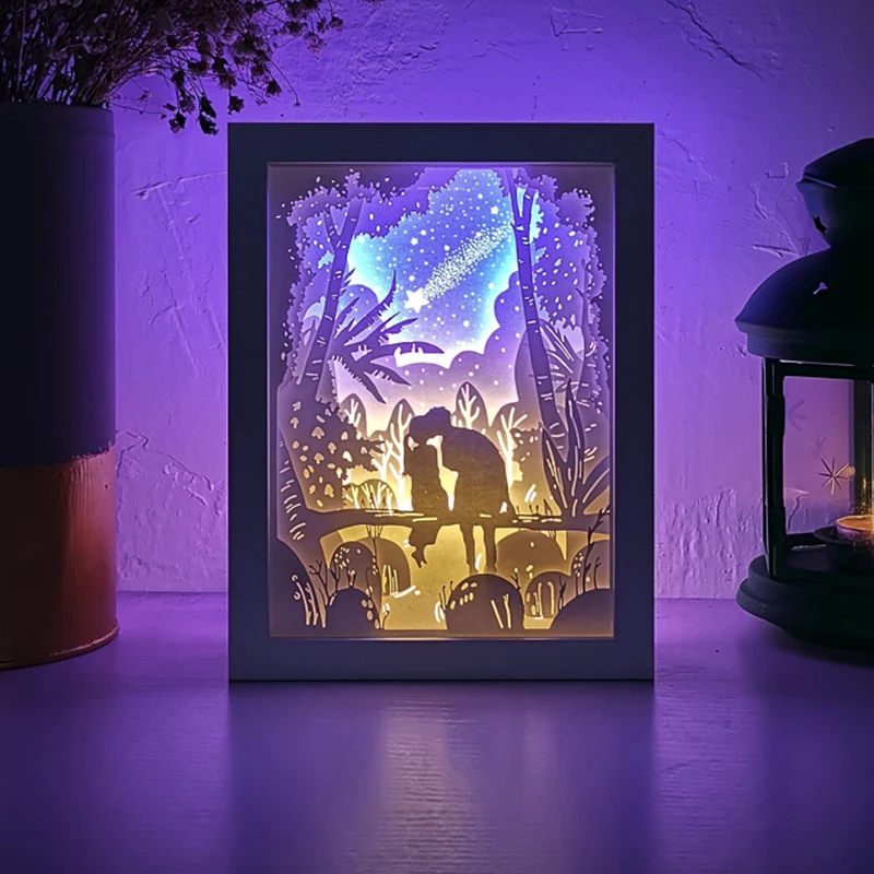 Бумага резьба лампа | Дом и сад