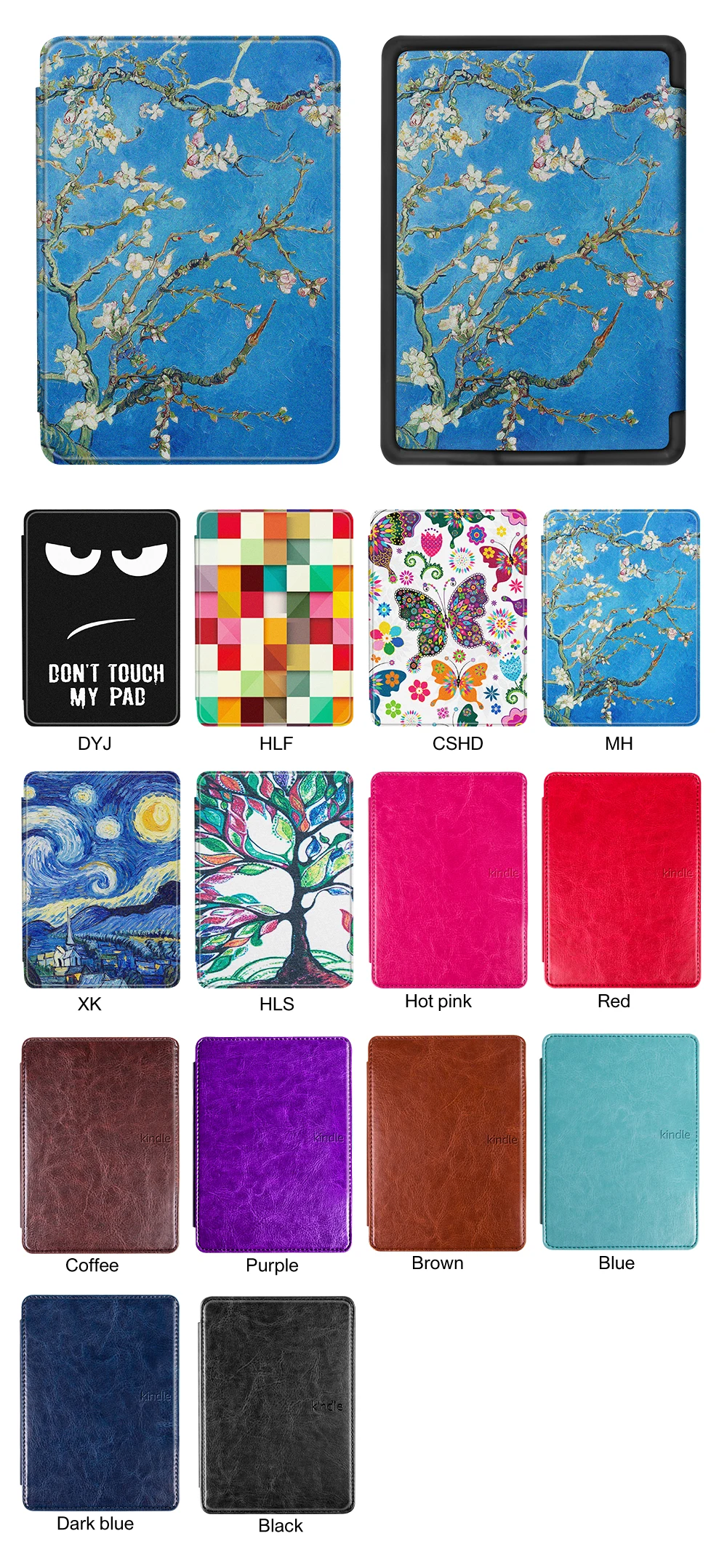 Чехол-книжка для Amazon kindle basic 4/5 pu кожаный чехол для kindle 4 5 чехол на магните чехол для kindle 5 capa+ Бесплатный подарок