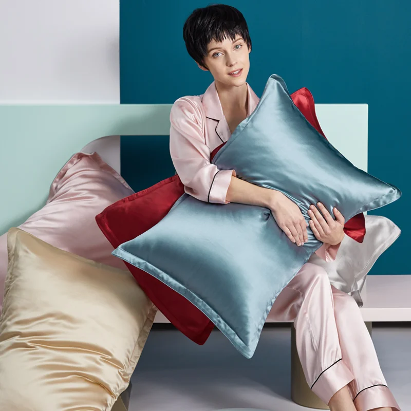 Шелковая подушка тутового шелкопряда чехол для подушки 100% шелк из натурального