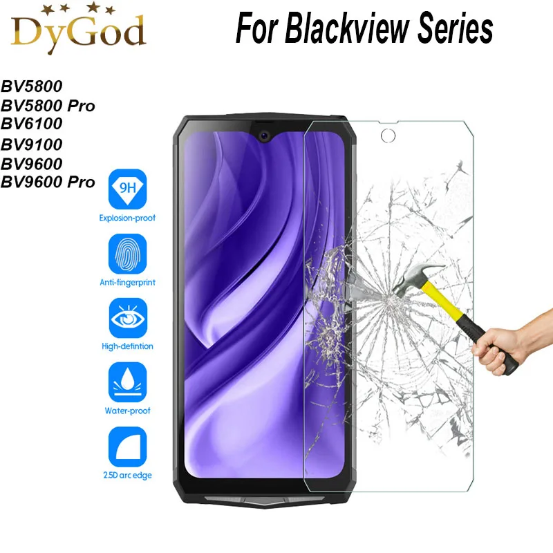 Закаленное стекло для Blackview BV5800 Pro BV6100 BV9100 BV9600 Замена переднего экрана