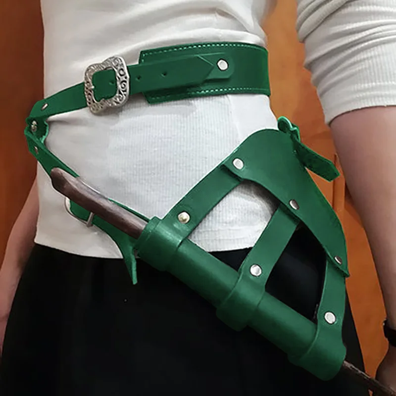 Костюм воина ниндзя комплект экипировки талия бедра нож держатель меча кожаная