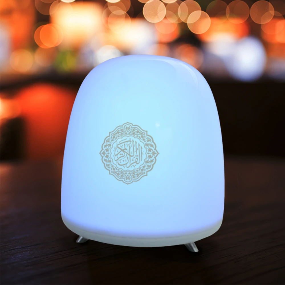 

2019 new Quran speakers with LED lights for remote control, famous reciters, Arabic, Bengali multilingual