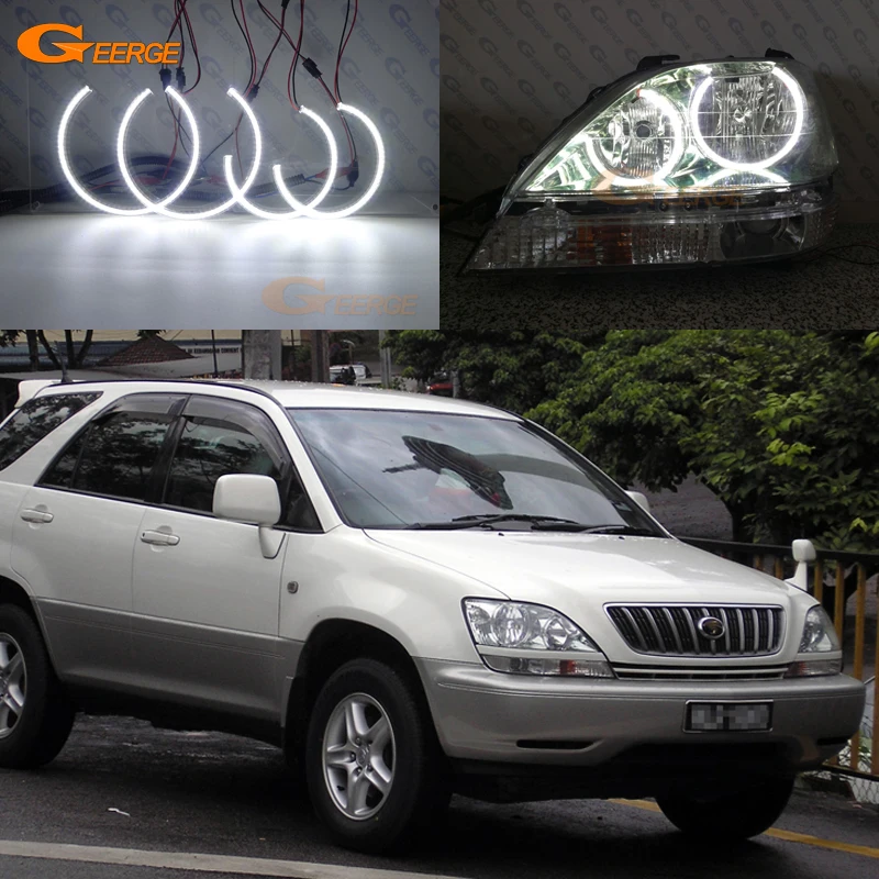 Для Toyota Harrier 1997 1998 1999 2000 2001 2002 2003 ультра яркий SMD светодиодный комплект колец
