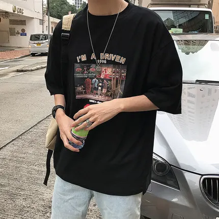 

Summer men's business casual short sleeve t-shirt 5145