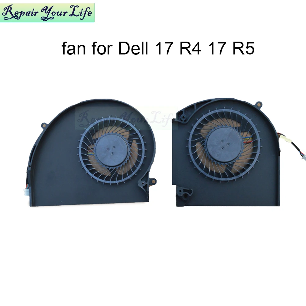 

DC5V Notebook Cooling CPU fans graphics card fan For Dell Alienware 17 R4 R5 17R5 P31E ALW17C 0K2PKV 04RFW1 MG75090V1 C060 C070