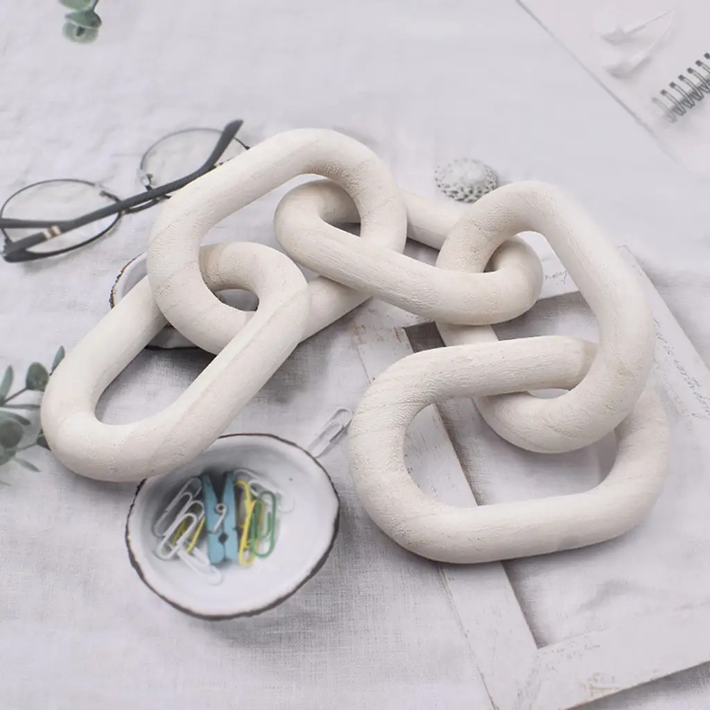 Современное украшение из звеньев цепи искусство дерева 5 искусственная цепочка