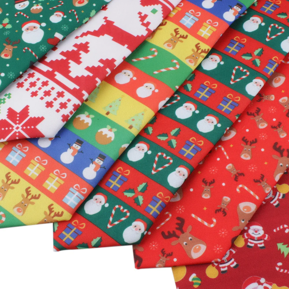 

Linbaiway 8cm Christmas Printing Necktie Ties for Mens Santa Claus Christmas Tree Elk Dress Polyester Silk Cravat Custom Logo