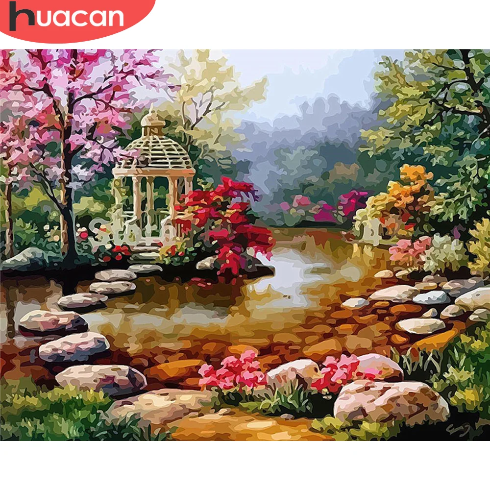 

HUACAN DIY картины по номерам декорации наборы живопись по номерам Цветок Ручная роспись картины художественный Рисунок на холсте домашний дек...