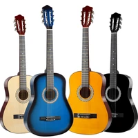 3839inch classical guitars beginners 6 strings classic wooden guitar practise show guitar new years christmas gift