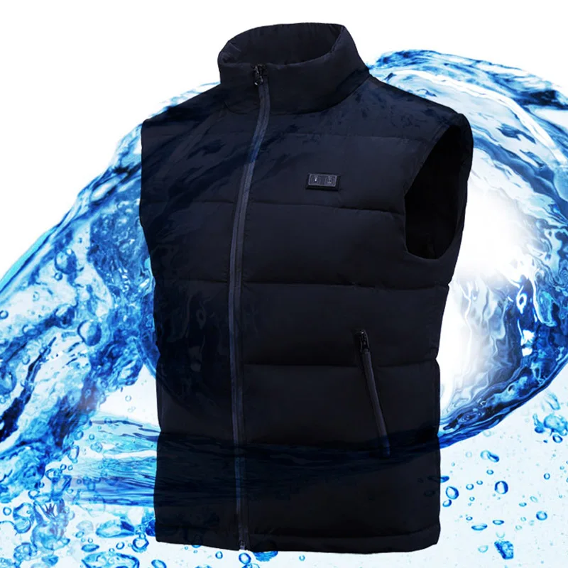 

Outdoor USB Infrared Heating Vest Jacket Winter Flexible Electric Thermal Clothing Waistcoat For Sports Hiking