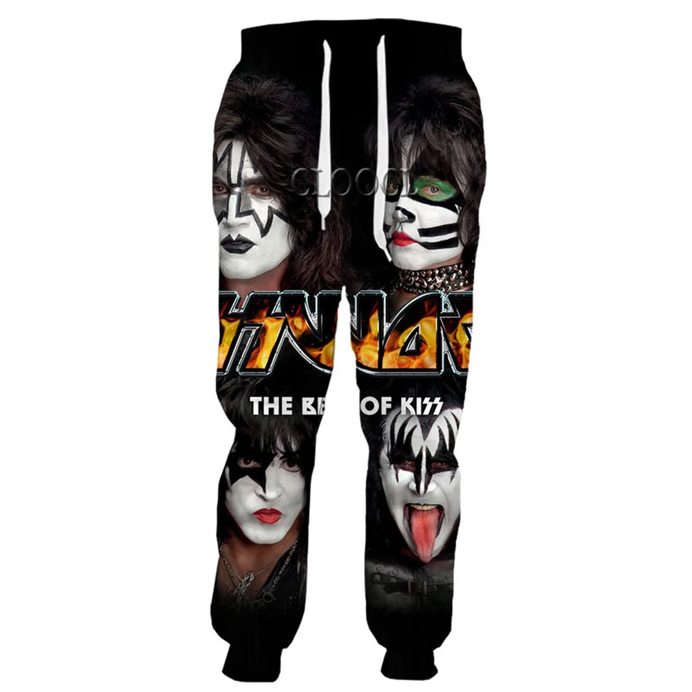 

CLOOCL Newest Rock Metal Kiss Band 3D Print Men Women Pants Unisex Casual Hip Hop Sweatpants Harajuku Trousers Drop Shipping
