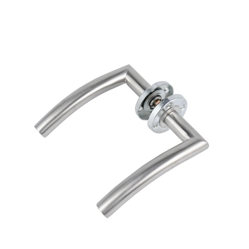 door handle set stainless steel interior home lever handle lock durable adjustable latch security knob for bedroom bathroom free global shipping