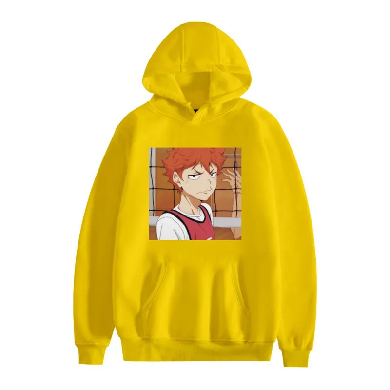 

Japanese Anime Haikyuu Hoodies Women Funny Harajuku Streetwear Harajuku Karasuno Fly High Graphic Sweatshirts Unisex Tops Man
