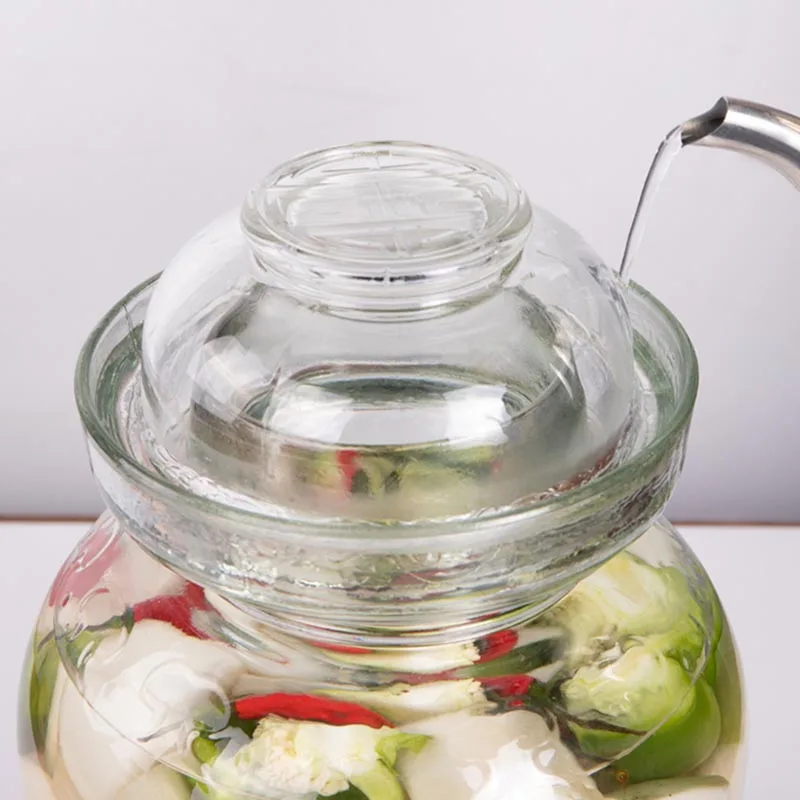 Творческий Стекло кимчи банку утолщаются прозрачная обувь в Корейском стиле