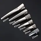 Заколка для волос с зубчиками аллигатора, Шпилька с зажимом 253035455060 мм, для самостоятельного изготовления ювелирных изделий, принадлежности для волос, 10 шт.