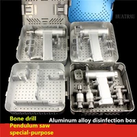 orthopedic instrument medical electric multifunctional cannulated hollow bone drill pendulum bone saw hthp disinfection box case